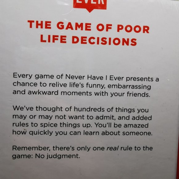 Never Have I Ever Card Game - Picture 3 of 6
